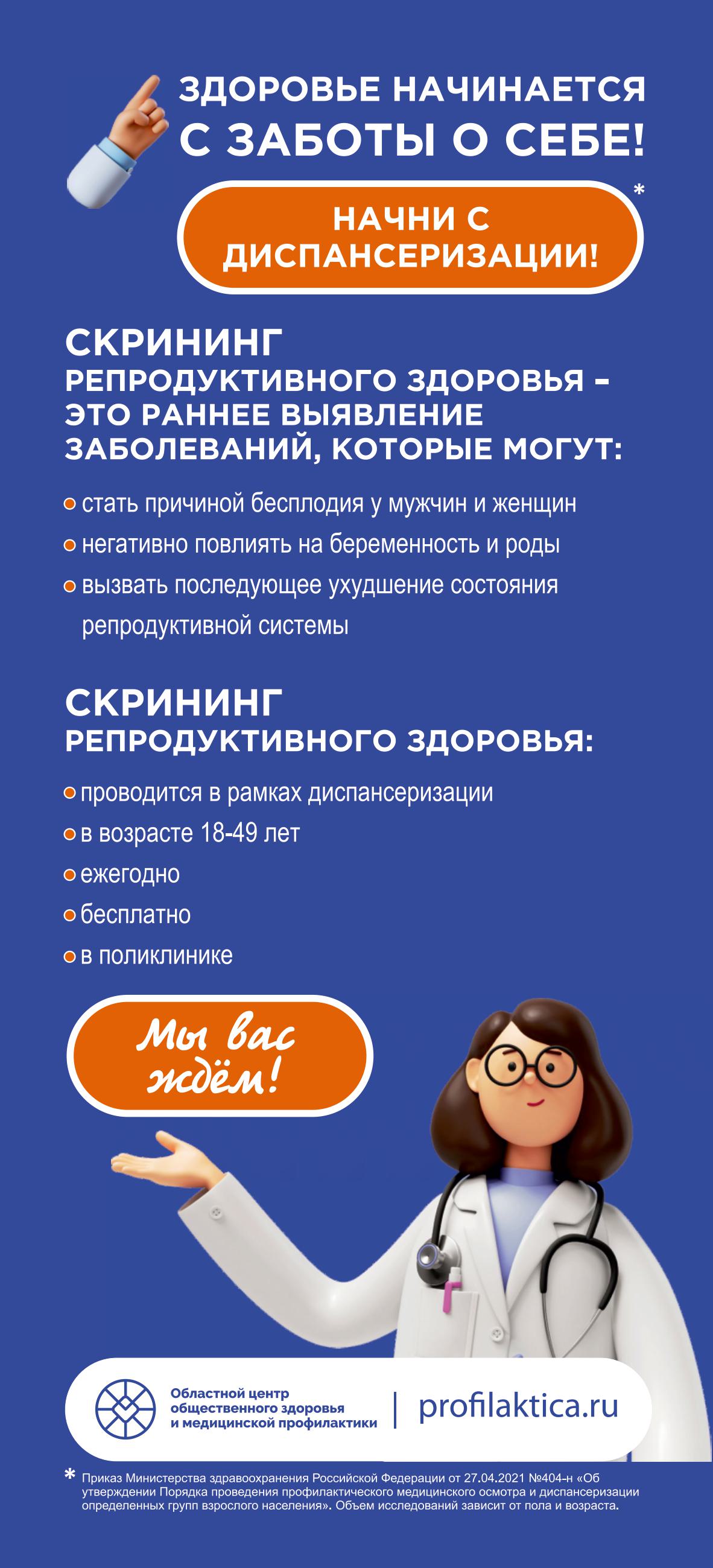 Профил РЕПРОДУКТИВНОЕ здоровье 90х210 1 изображения 0